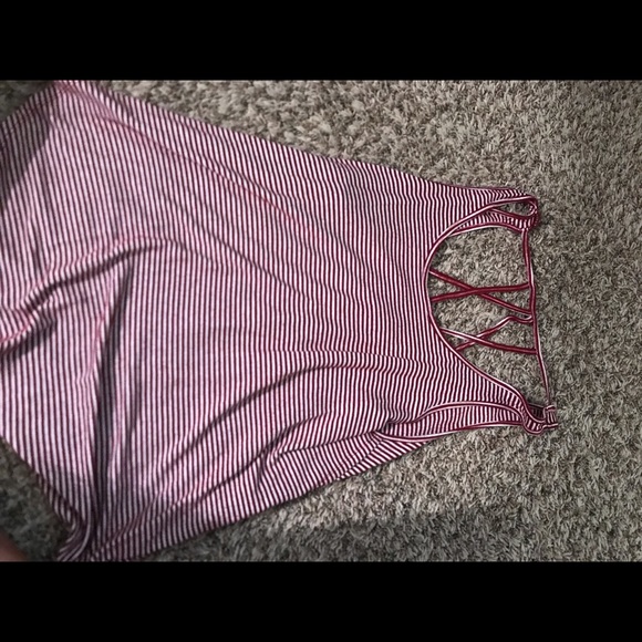 Super fun tank top, with cross back! - Picture 1 of 3